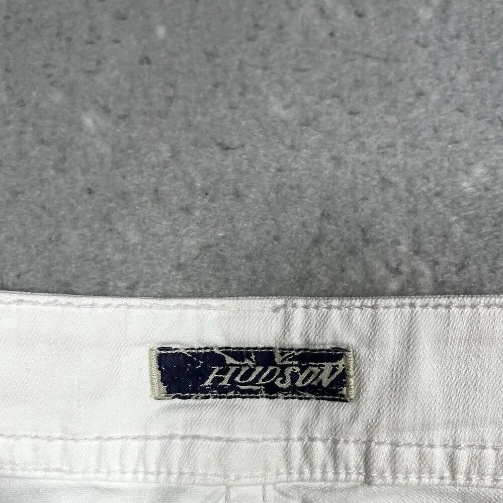 Hudson Jeans White Women's Boot Cut Jeans - Picture 14 of 16